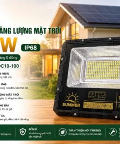 Đèn pha năng lượng mặt trời Summer DC09-100 – 100W
